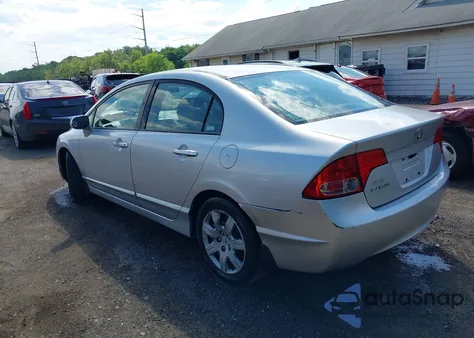 2008 Honda Civic Lx из США, поврежденный, VIN 1HGFA16588L014675